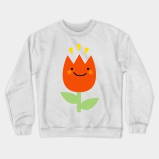 Happy Tulip Crewneck Sweatshirt